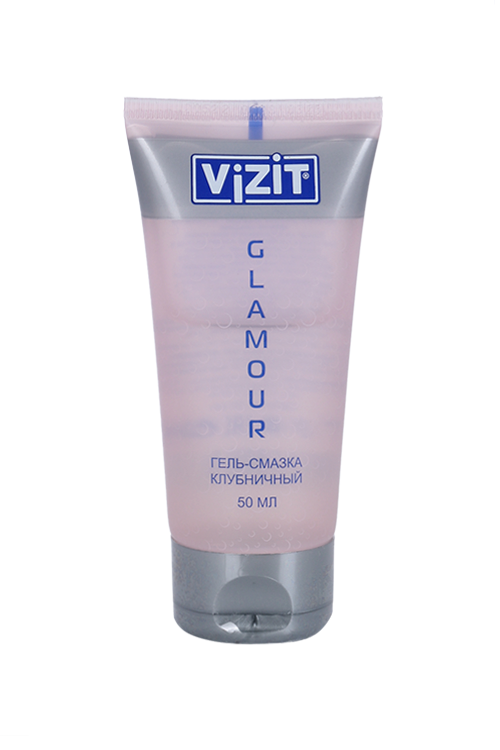 Гель-смазка VIZIT glamour клубничный, 50 мл