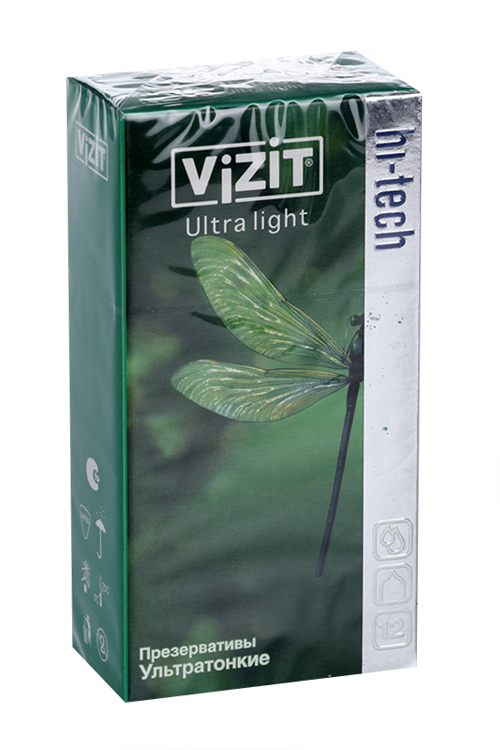 Презервативы VIZIT №12 HI-TECH ultra light ультратонкие