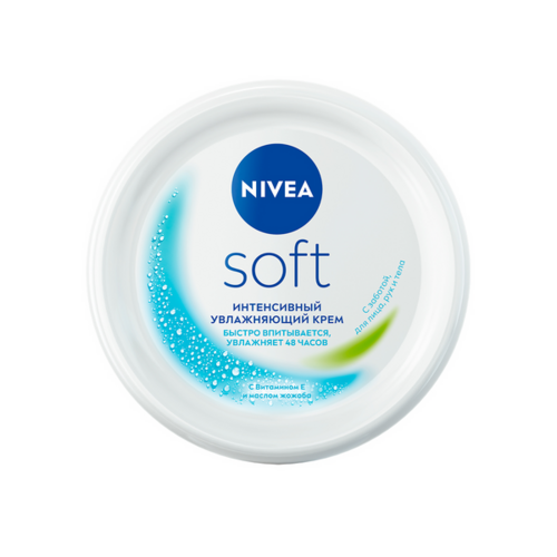 

Крем Nivea soft д/лица/рук/тела интенсив увлаж с маслом жожоба и витамином Е, 100 мл