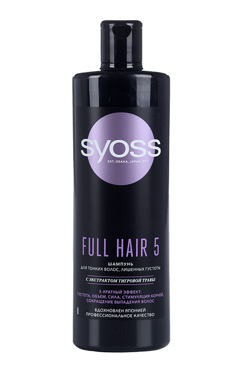 

Шампунь SYOSS Full Hair-5 д/тонких/лишенных объема волос, 450 мл