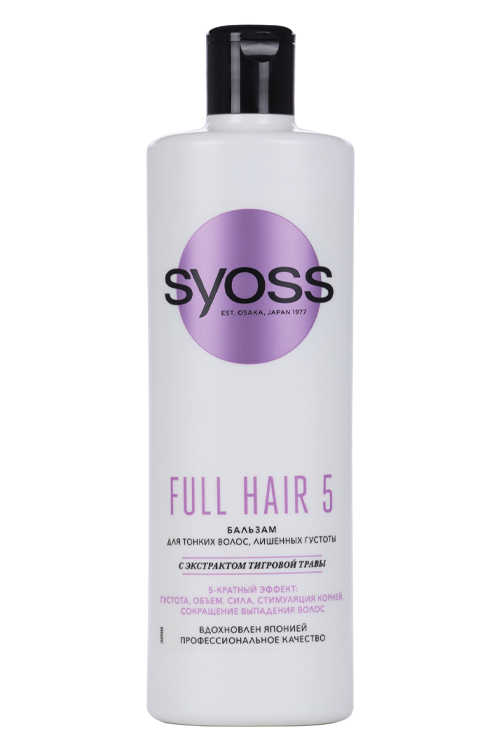 

Бальзам SYOSS Full Hair 5 д/тонких лишенных густоты волос, 450 мл