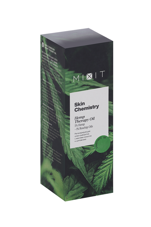 Олео-сыворотка MIXIT регенер SKIN CHEMISTRY с маслами конопли|шиповника, 30 мл