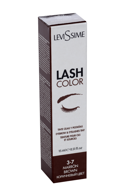 Крем-краситель LeviSsime lash color д/окрашивания бровей ресниц 3-7 коричневый 15 мл