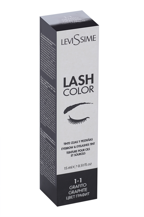 

Крем-краситель LeviSsime lash color д/окрашивания бровей ресниц 1-1 графит 15 мл