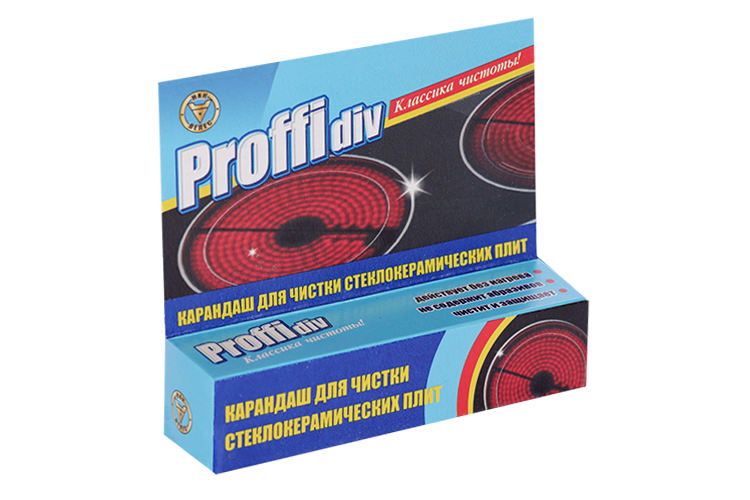 

Карандаш Proffidiv для чистки стеклокерамических плит