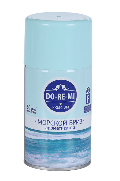 

Сменный блок освежитель воздуха До-ре-ми Премиум "Дыхание моря", 250 мл