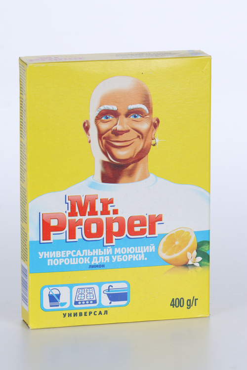 

Средство для мытья полов Mr.Proper «Лимон», универсальный, порошок, 400 г