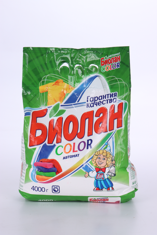 Порошок стиральный Биолан Автомат Color, 4000 г