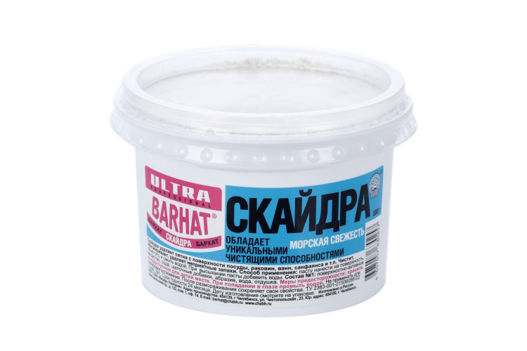 

Чистящая паста "СКАЙДРА" для чистки посуды и любых поверхностей, морская свежесть, 500 гр