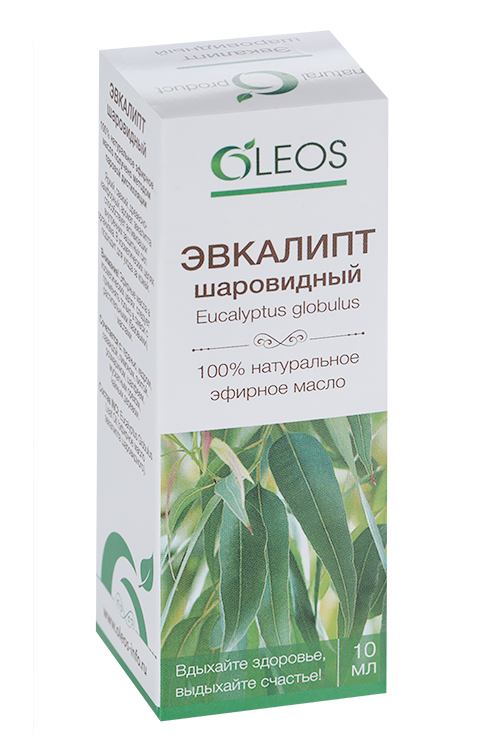 

Масло Oleos Эвкалипт шаровидный эфирное, 10 мл