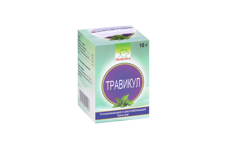 

Бальзам Гербекстра Травикул успок/расслаб, 10 г