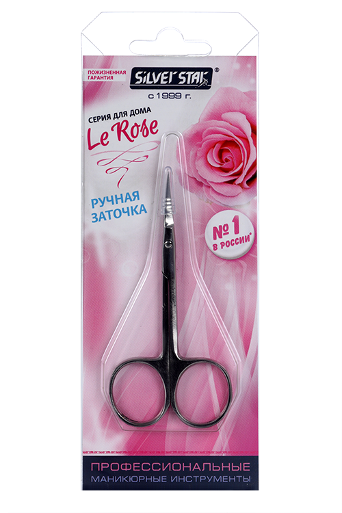 

Ножницы маникюрные Silver Star д/кутикулы ручная заточка НСС 7 Le Rose