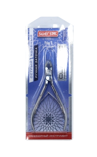 Кусачки маникюрные Silver Star д/кутикулы ручная заточка 4 мм КСС 6(4) Classic