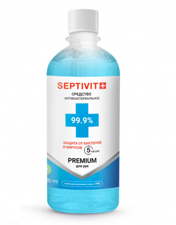 

Антибактериальное средство SEPTIVIT Premium д/обработки рук спиртовое 70%, 1 л