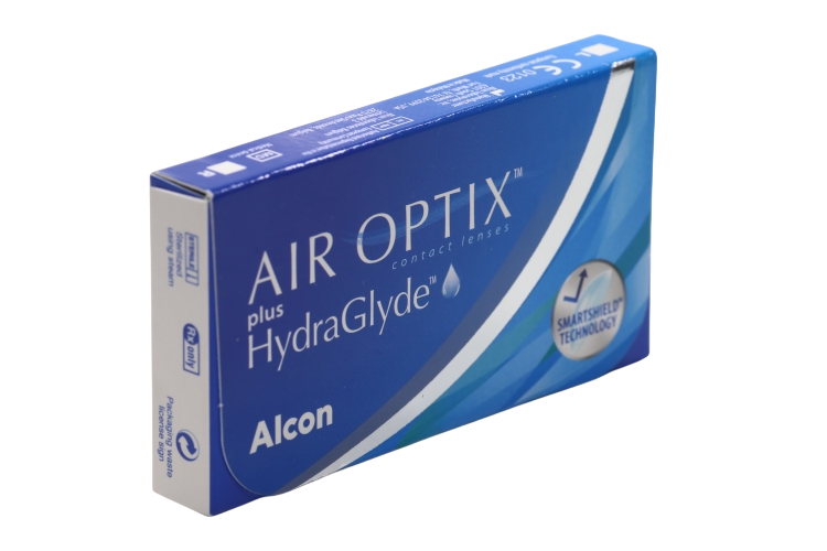Контактные линзы Air Optix plus HydraGlyde (6) -2.50, 6 шт