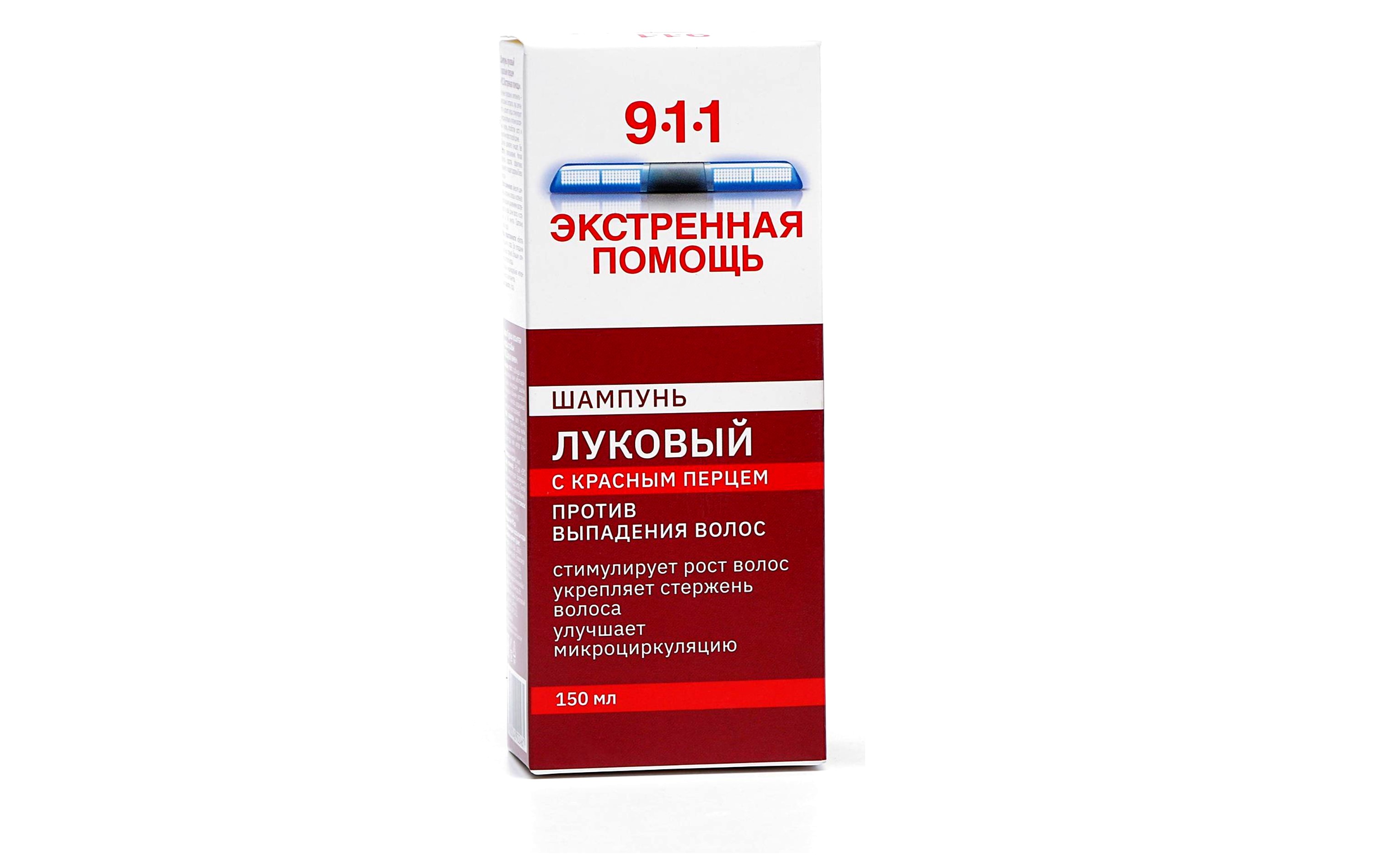 Шампунь 911 луковый с крас перцем, 150 мл
