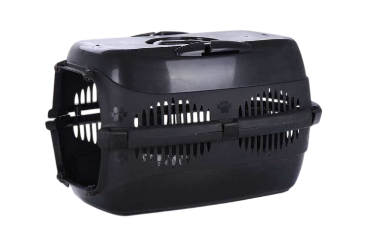 Переноска ZooKing Спутник-ZooM дживотных до 12 кг с метал дверцей 49х32х33 см черный 1462₽