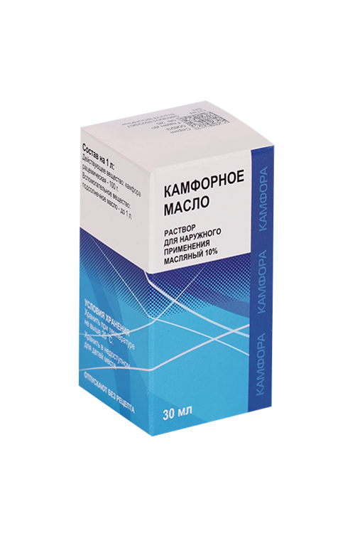 

Камфорное масло 10%, 30 мл