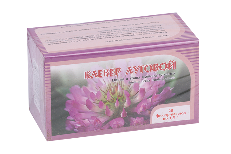 

Клевер луговой, 1,5 г, 20 шт, фильтр-пакет
