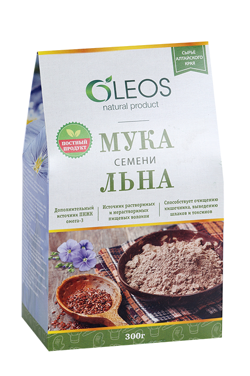 

Мука семени льна Oleos, 300 г