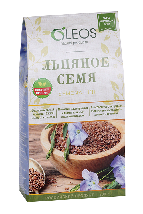 

Семена льна Oleos, 200 г
