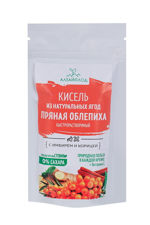 

Кисель Пряная облепиха имбирь/корица/стевия б/сахара, 160 г