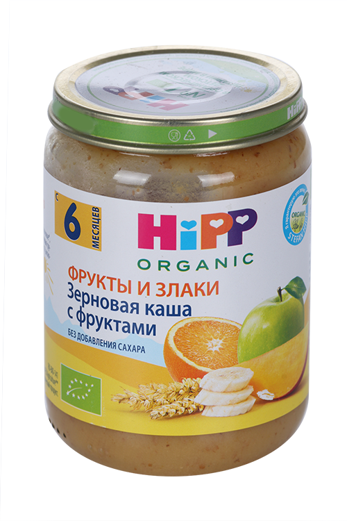 

Каша Хипп Зерновая с фруктами (с 6 мес), 190 г