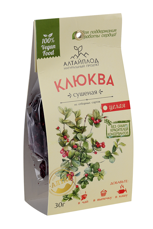 

Клюква сушеная, 30 г