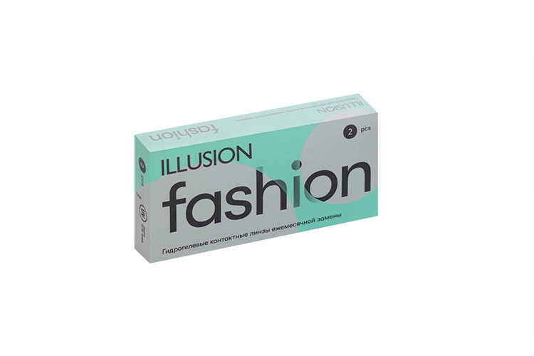 Контактные линзы ILLUSION fashion -3.75/14.2/8.6, 2 шт