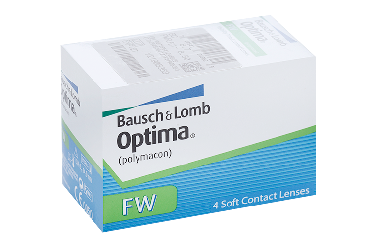 

Линзы Bausch+Lomb Optima FW контактные R 8.7 (диоптрия -8,5), 4 шт