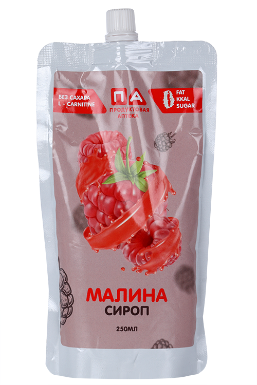 

Сироп Продуктовая Аптека Малина б/сахара, 250 мл