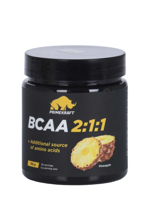 

Аминокислоты BCAA 2:1:1 Prime Kraft 30 порций ананас, 150 г