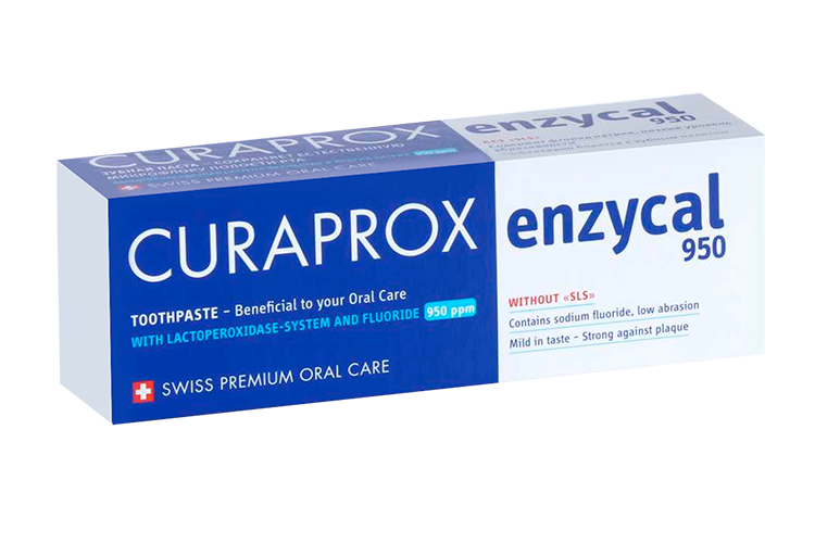 

З/паста Curaprox Enzycal 950 ppm фторида натрия, 75 мл