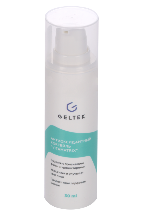 

Коктейль Гельтек антиоксидантный VitaMatrix Home care д/всех типов кожи, 30 г