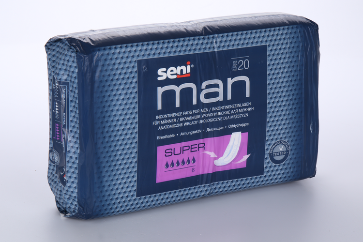

Урологические вкладыши д/мужчин Seni MAN Super, 20 шт