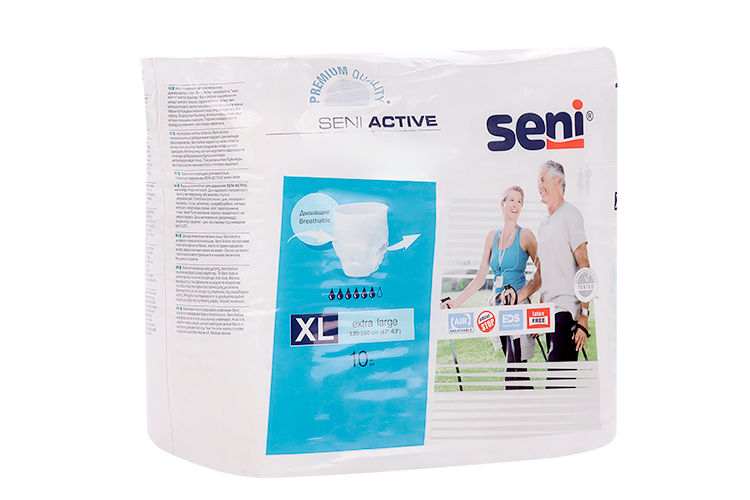 

Впитывающие трусы Seni ACTIVE Extra Large, 10 шт