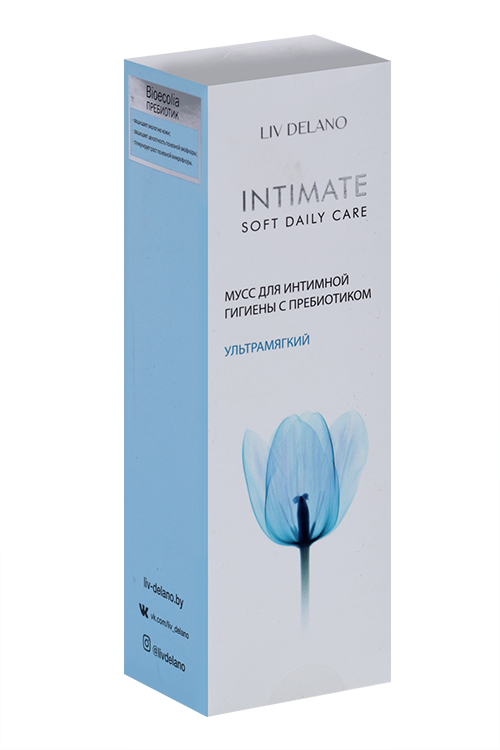 

Мусс Intimate ультрамягкий с пребиотиком д/интим гигиены, 150 мл