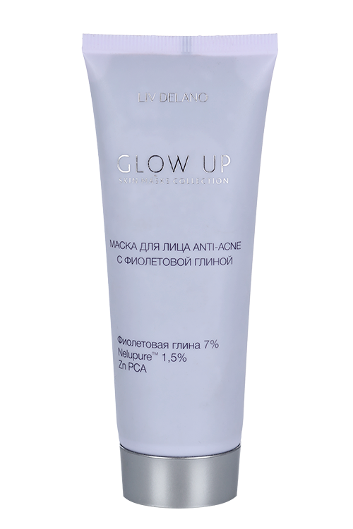 

Маска Glow Up Anti-Acne с фиолетовой глиной, 70 г