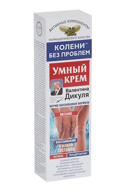 

Крем Валентина Дикуля Умный мумие/хондроитин д/тела, 125 мл