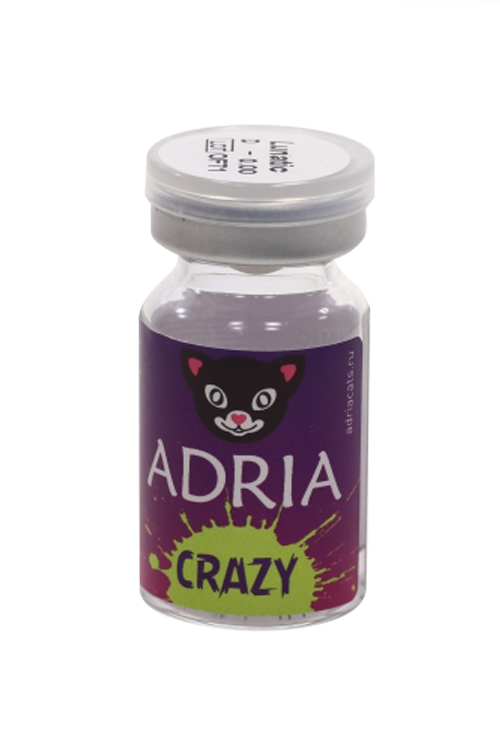

Контактные линзы Adria Crazy Lunatic квартальные белый 0.00/14.0/8.6