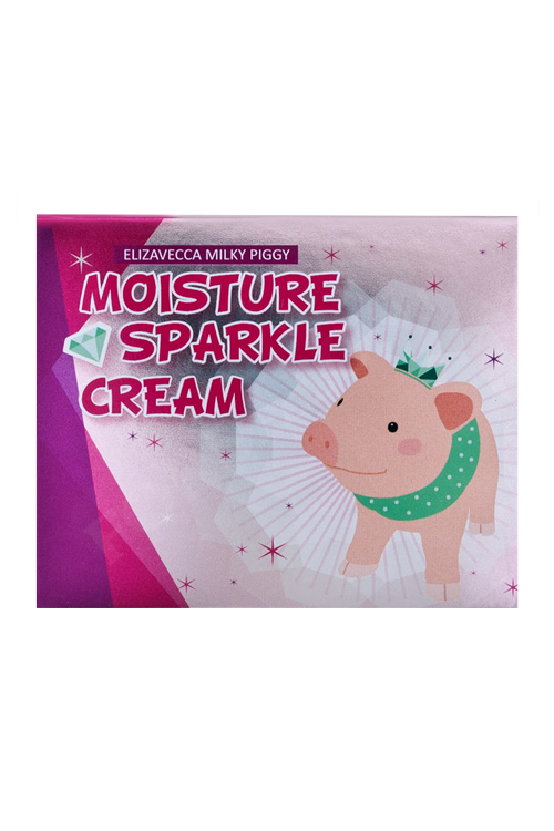 Крем ELIZAVECCA Milky Piggy Moisture Sparkle Cream д/лица увлажнение/сияние кожи, 100 г
