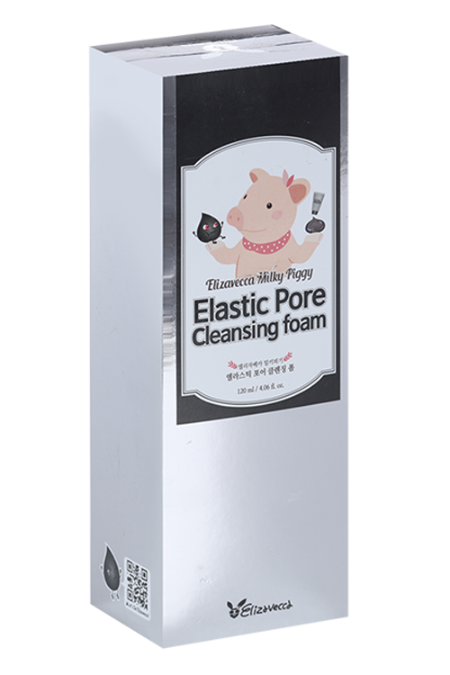 

Пенка ELIZAVECCA Milky Piggy Elastic Pore Cleansing Foam д/умывания от расширенных пор, 120 мл