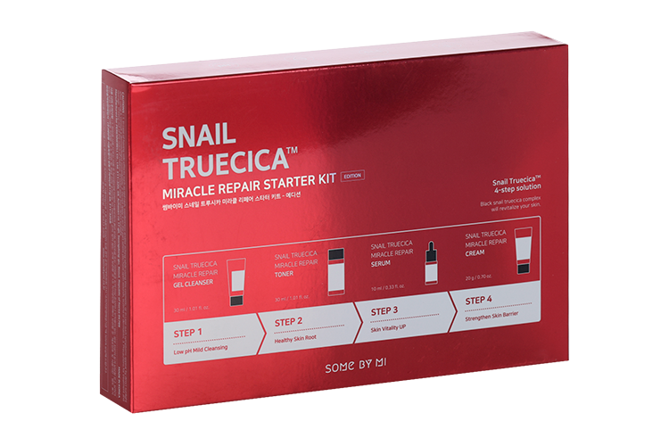 

Набор миниатюр Some by mi Snail Truecica Miracle Repair Starter Kit с муцином улитки