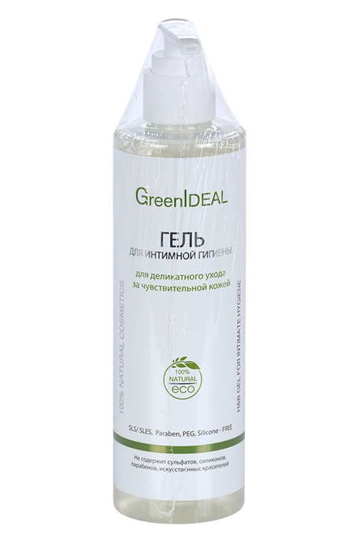 

Гель д/интимной гигиены GreenIDEAL д/деликатного ухода за чувствительной кожей, 250 мл
