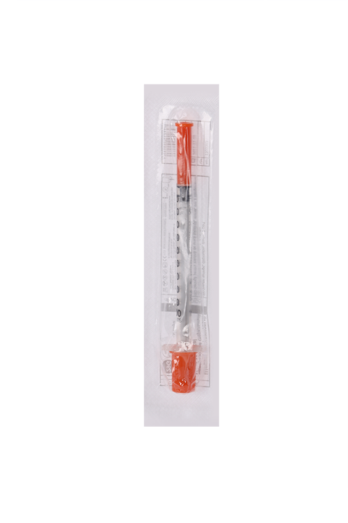

Шприц инсулин U-100 с иглой 29G 1/2 0.33х13 мм VM, 1 мл