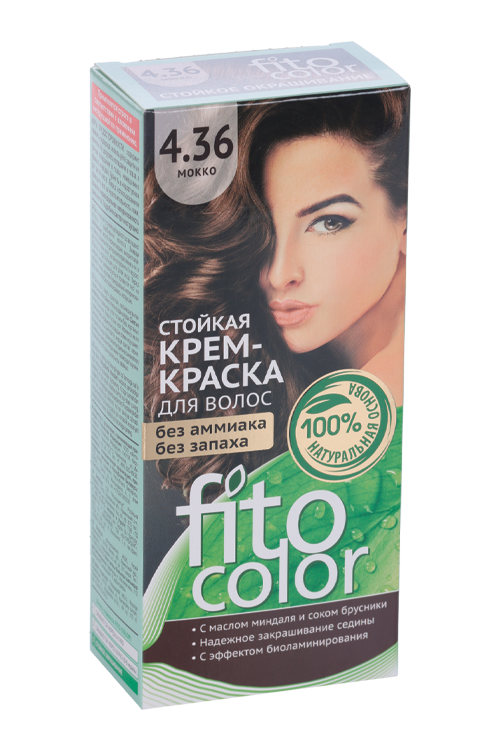 Крем-краска д/волос Fitocolor тон 4.36 мокко 115 мл