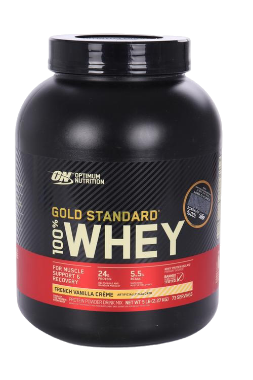 

Протеин Optimum Nutrition Gold Standard 100% Whey 5 lb французский ванильный крем, 2,27 кг