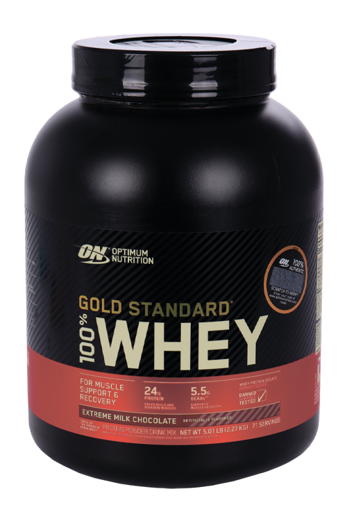 

Протеин Optimum Nutrition Gold Standard 100% Whey 5 lb насыщенный молочный шоколад, 2,27 кг