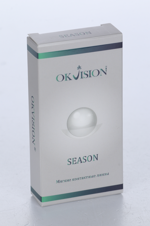 

Контактные линзы Okvision Season на 3 месяца D -2.50 R 8.6, 2 шт