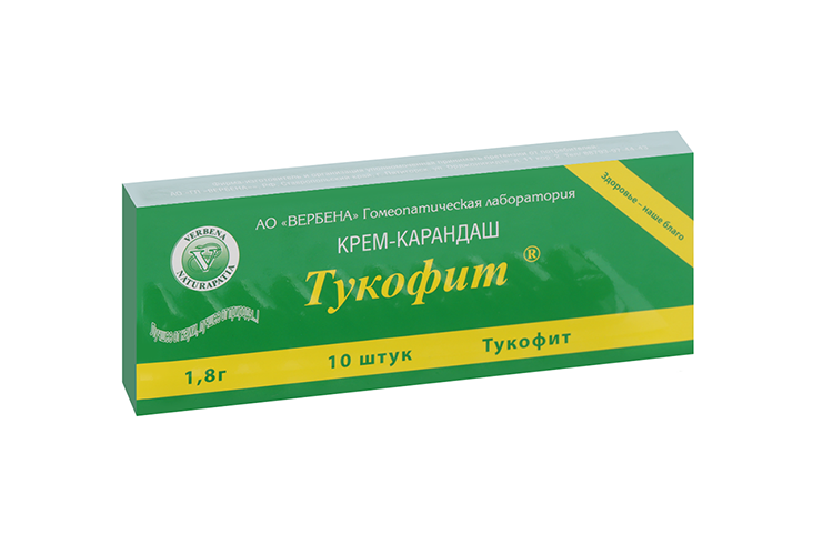 

Крем-карандаш Вербена Тукофит 1.8 г, 10 шт
